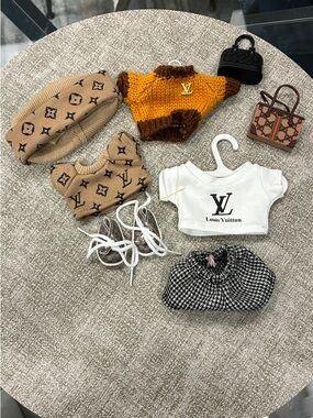 Labubu Designer inspired Outfit Bundle   Accessories Set